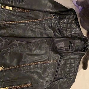 Kooples leather jacket runs small